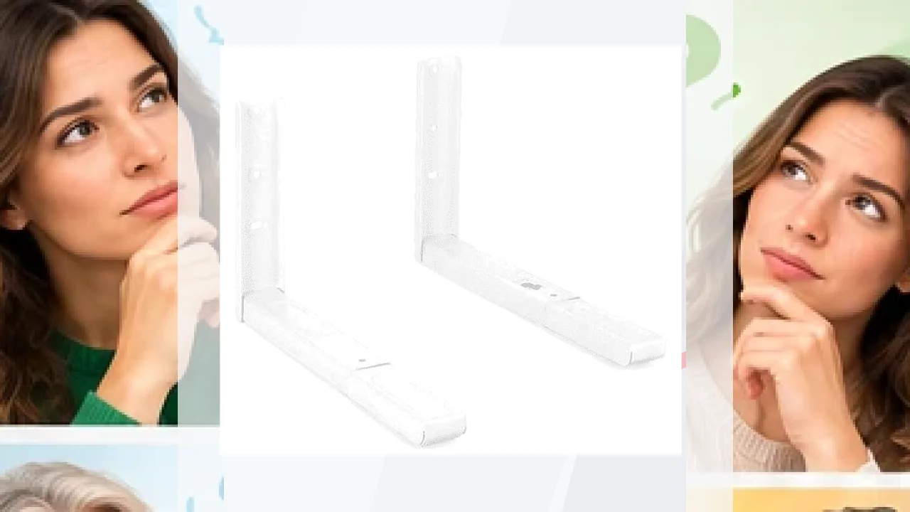 Soporte blanco microondas SCANPART Universal regulable