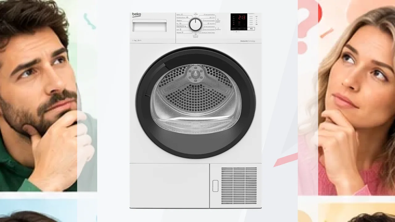 Secadora Beko DHS 7413 GA0 Bomba de calor 7 Kg Blanco
