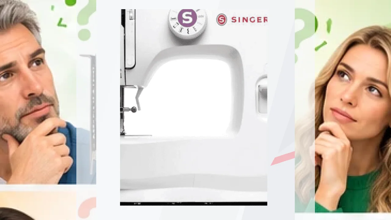 Máquina de coser Singer M1605 6 Puntadas Bobina frontal Blanco