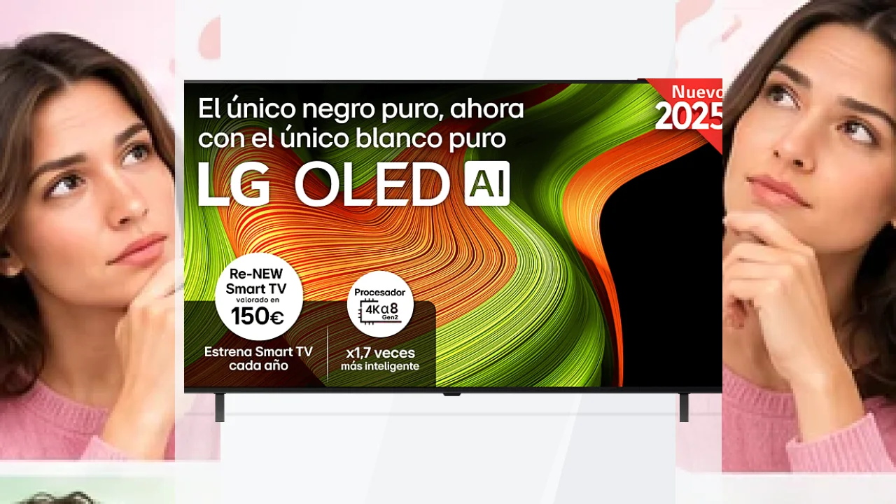 TV OLED 55″ LG OLED55B56LA OLED 4K Procesador Inteligente α8 AI Processor 4K Gen2 Smart TV DVB-T2 (H.265) Umber brown