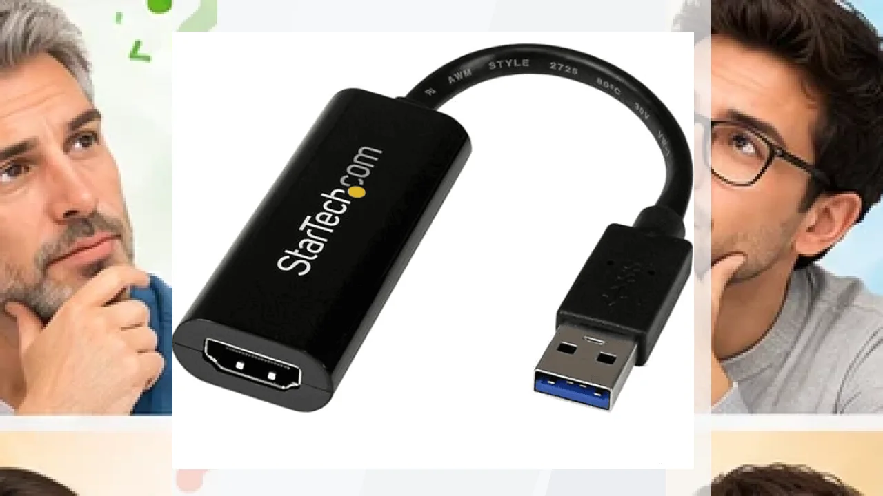 Adaptaodr StarTech.com USB32HDES Adaptador Grafico Conversor USB 3.0 a HDMI Cable Convertidor
